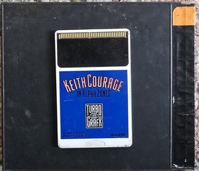 KEITH COURAGE IN ALPHA ZONES FOR TURBOGRAFX 16 TG16 HUCARD ONLY CLEANED & TESTED