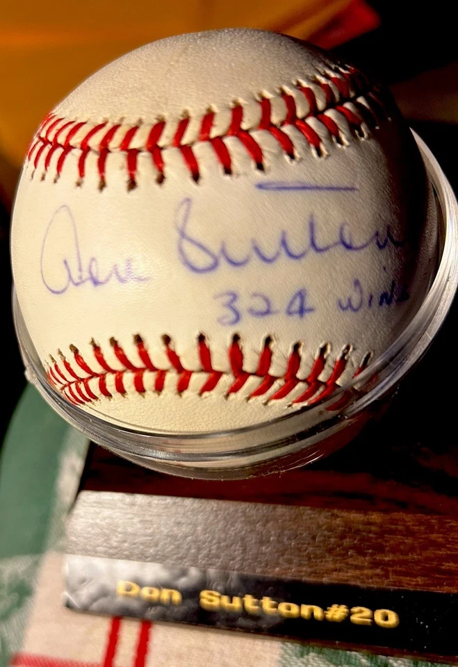 Don Sutton Autographed Baseball W/case - Image 1 of 1