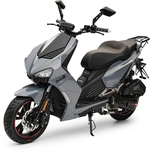 BAD S Grau 50ccm 45 km/h E5 Sport Motor Roller Scooter Moped 25 km/h - Bild 1 von 4