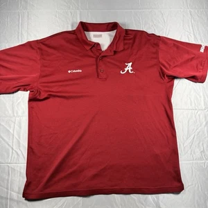 Alabama Crimson Tide Shirt Herren XL Columbia PFG Kurzarm Polo - Bild 1 von 6