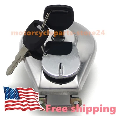 For Honda Gas Fuel Tank Cap Key Set CB650SC Night Hawk 650 83-1985/ CB550SC 1983 - Image 1 of 4