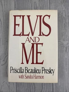 Elvis And Me Book Priscilla Beaulieu Presley HC/DJ First Edition 1985 See Pics - Imagen 1 de 9
