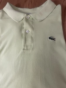 Lacoste Hemd Erwachsene Large hellgrün Größe 9 (3XL) Kurzarm Polo Krokodil - Bild 1 von 9