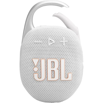 JBL JBLCLIP5WHTAM-Z Clip 5 Portable Speaker, White - Certified Refurbished - Image 1 of 4