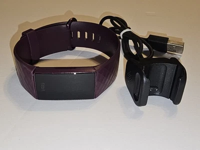 Fitbit Charge 4 FB417 Fitness Tracker + GPS Heart Rate Monitor Purple Large Band - Image 1 of 3