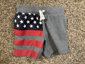 The Children's Place Gray 4th of July Shorts. Size: 4 (XS). - Picture 1 of 10