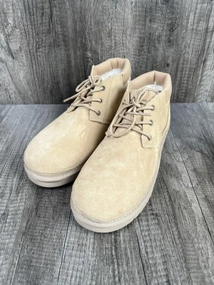 Koolaburra by UGG Advay Booties Womens Sz 10 Beige Tan Suede Boots Lace-up - Image 1 of 4