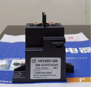 1 Stück NEU passend für Hongfa HFE80V-200-200-12-HTC5 Hochspannungs-Gleichstromrelais 200A 200VDC - Bild 1 von 4