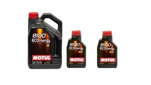 MOTUL ÖL 8100 ECO NERGY 0W30 100% SYNTHETISCH A5 B5 VOLVO 7 LITER VCC 95200377 - Bild 1 von 1