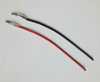 Tamiya Motor Lead 4mm Bullet with 6" Lead 16AWG (1 pr) DLR1055 - Image 1 of 4