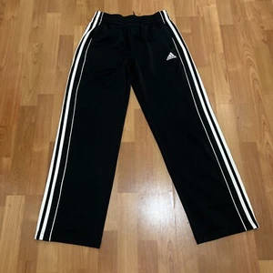 Adidas Three Stripe Youth Joggers Black Size L Youth Boys/Girls Sweatpants - Picture 1 of 7
