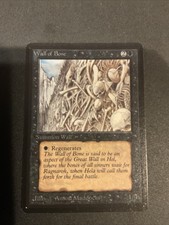 MTG Wall of Bone Beta magic the gathering actual pics NM+