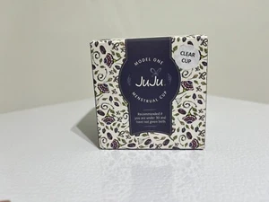 JUJU MENSTRUAL CUP 1 clear 16 ml under 30, not given birth model BNIB 40 x 65mm - Picture 1 of 7