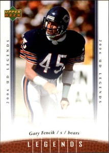 2006 Upper Deck Legends Football Card #69 Gary Fencik