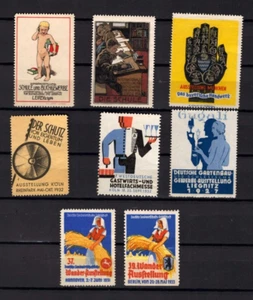 Vignette Anni 20/30, Lotto Di 8 Pezzi, Solo Diverse (T-66) - Imagen 1 de 1