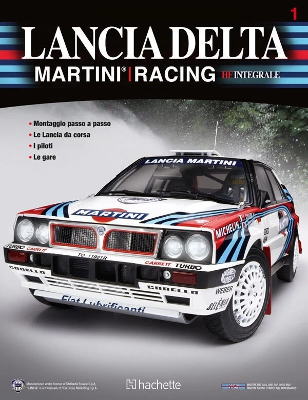 COSTRUISCI modello 1:8 LANCIA DELTA Fascicoli + parti n° 71. 72. 73. 74. 75. - Immagine 1 di 1