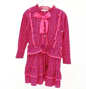 Mim-pi Winter Pink Dress - 6 Years - New - Picture 1 of 6