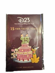 2024 D23 15th Anniversary DEC Disney Pluto Cake Pin LE 300. - Picture 1 of 1