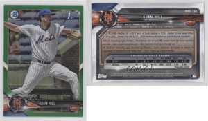 2018 Bowman Draft Chrome Green Refractor /99 Adam Hill #BDC-154
