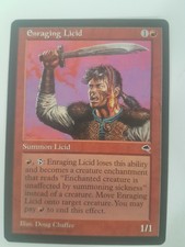 Enraging Licid Magic the Gathering MTG Tempest Red Common