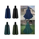 Hooded  Medieval  Cosplay Northern Knight Costume Accessories Hooded Poncho for
