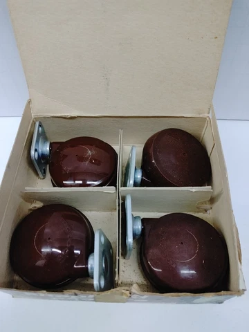 VINTAGE SHEPERD METEOR CASTERS MID CENTURY  21/4'' DIA  (4pk) Cover