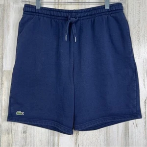 Lacoste Men's Short Pants Size Large Blue Everyday Casual Contemporary Lounge - Picture 1 of 13