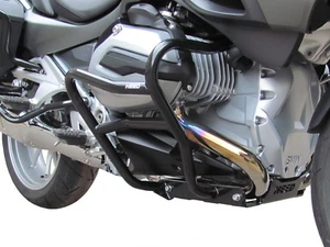 Pare carters Heed BMW R 1200 RT LC (2014 - 2018) noir + supportes pour des feux - Photo 1/11