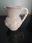 V66 Petit Pichet Blanc Faïence de Malicorne Emile Tessier