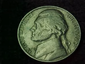 1973 P JEFFERSON NICKEL CIRCULATED - Picture 1 of 2