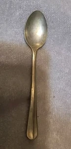 Vintage Alpaka N.S.C.O. Winziger 4 Zoll Babylöffel Hergestellt in den USA Sehr guter Zustand  - Bild 1 von 4