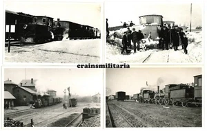 4x Orig. Foto & AK Dampflok Lokomotive in Dänemark 1904-1960 Kleinbahn SFJ usw - Bild 1 von 2