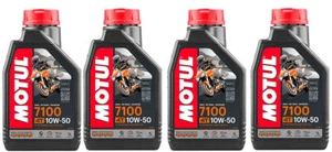 4 LITRI OLIO MOTO MOTUL 7100 10W-50 4T 10W50 100% Sintetico - Foto 1 di 1