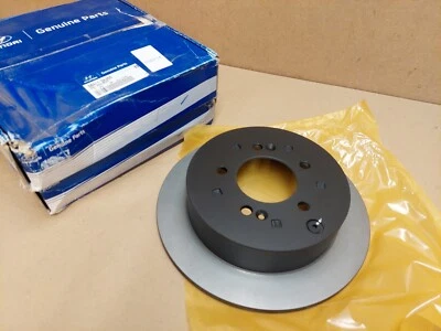 Hyundai Tucson Rear Brake Disc Set JM 2004-2010 Santa Fe 584113A300 Genuine NEW - Image 1 of 4