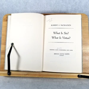 What is Sin? What is Virtue? - Hardcover by Robert J. McCracken - 1966 - Foto 1 di 11
