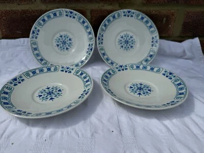 Vintage Columbine  Side Plates. Each Measures 17.5 cm Diameter x 4 - Image 1 of 4