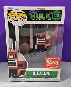 NEW Funko Pop She-Hulk K.E.V.I.N. 1303 Marvel Collector's Corps Exclusive - Picture 1 of 6