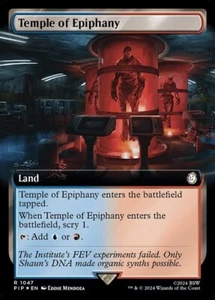Temple of Epiphany Extended Art Surge Foil - PIP 1047 - NM - MTG Magic - Picture 1 of 1
