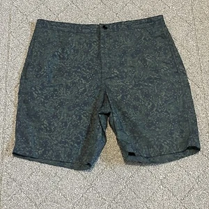 Bañador Theory Eclipse para hombre talla mediana azul verde playa pantalones cortos de viaje - Imagen 1 de 11
