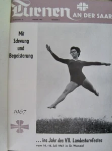 Turnen an der Saar 18. und 19. Jahrgang von 1967 und 1968 fest gebunden - Bild 1 von 2