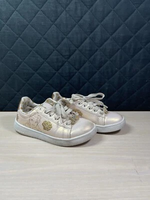 Disney Princess Belle Gold Big Girl Low Court Sneakers. - Image 1 of 4