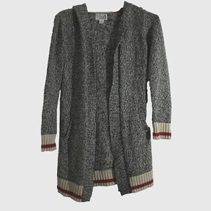 Roots cabin classic grey cardigan hoodie kids size L - Picture 1 of 7