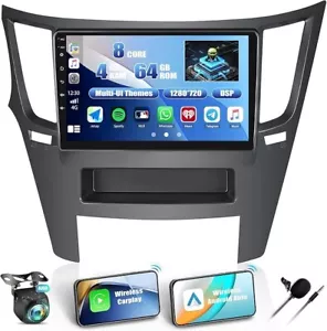 Carplay/Android for Subaru Outback Legacy 2010-2014, 9" Touchscreen w/Backup Cam - Picture 1 of 13