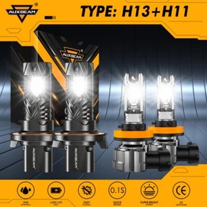 Faros antiniebla LED 6500K para Jeep Renegade 2015-2023 AUXBEAM Canbus H13+H11 - Imagen 1 de 12