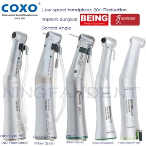 COXO Being Dental Surgical Lower Speed 20:1 Contra Angle Handpiece Woodpecker - Picture 1 of 60