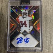 2022 Wild Card Mania Thomas Booker IV Auto 1/2 Stanford / Philadelphia Eagles