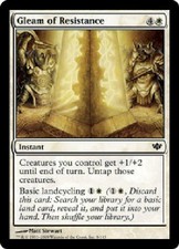 GLEAM OF RESISTANCE X4 4 4X Conflux MTG Magic the Gathering Cards DJMagic