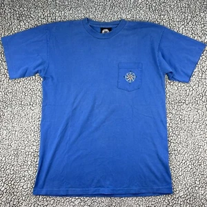 Vintage 90's Marlboro Unlimited Make The Run Ski Graphic Pocket Tee Men's XL - Picture 1 of 7