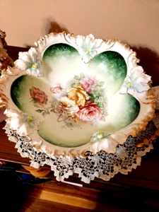 RS Prussia Rose Master Berry Bowl - Picture 1 of 6