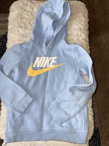 Nike Kids Sz. M Vintage Blue Tag Hoodie. Great Item & Condition - Picture 1 of 10